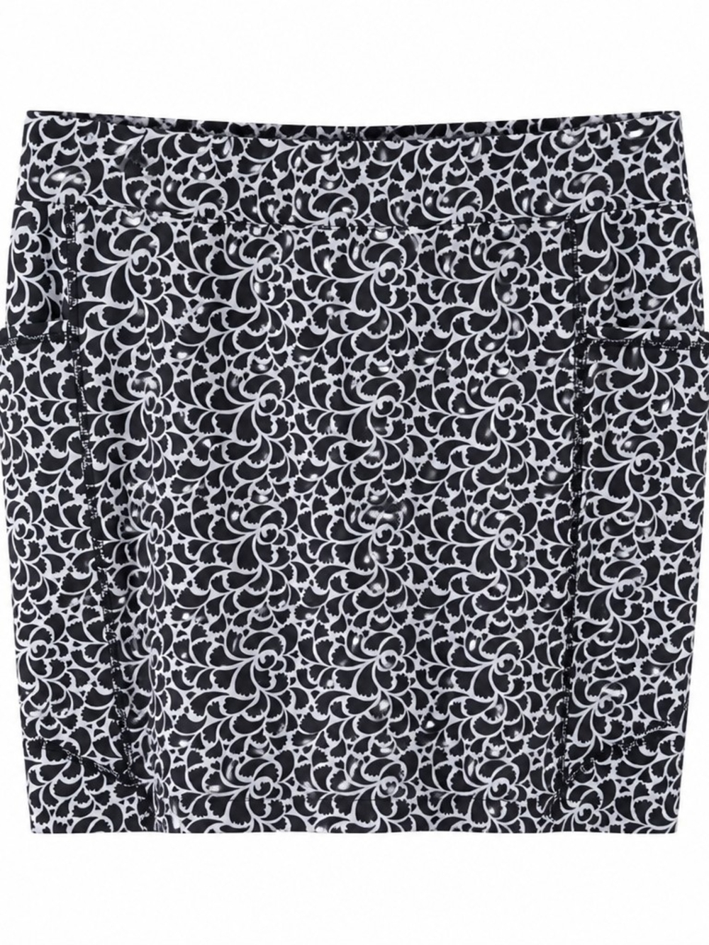 Chicos Navy & White Patterned Women's Skort